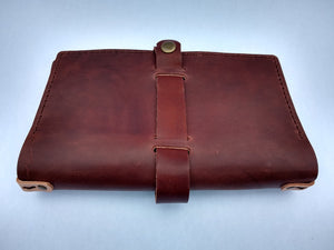 Full Grain Leather Journal Cover - Medium - Havana Brown