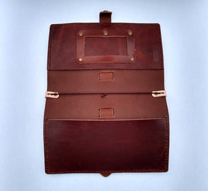 Full Grain Leather Journal Cover - Medium - Havana Brown