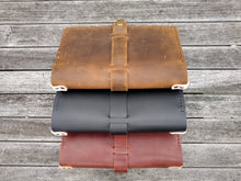 Load image into Gallery viewer, Full Grain Leather Journal Cover - Medium - Havana Brown